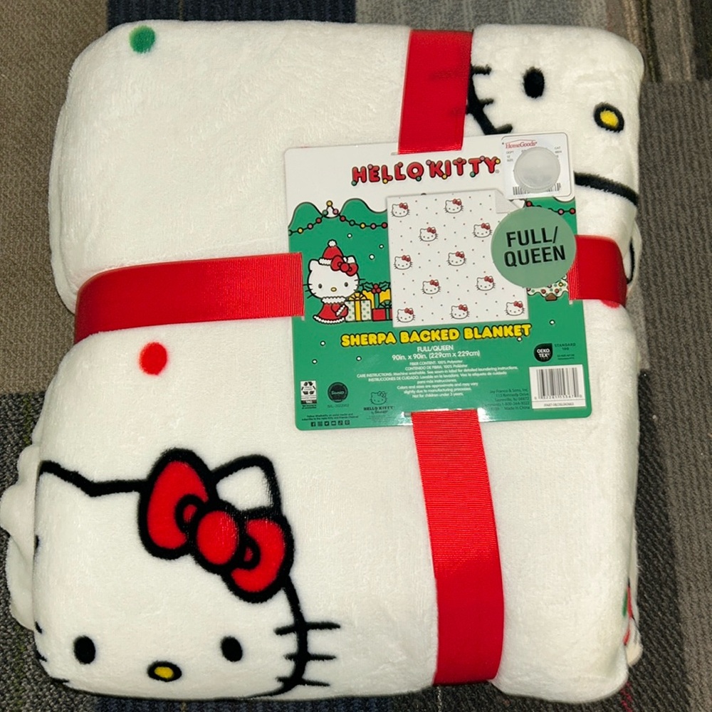 Hello kitty Christmas blanket